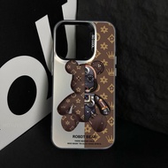 New Fashion DIY LV logo bear iPhone case