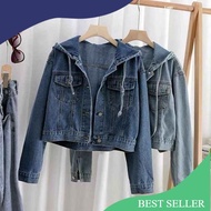Women's JEANS JACKET- ARASHI JEASN JACKET -NAGITA JEANS JACKET- JEANS JACKET - HODIE JEANS - WOMEN'S