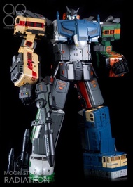 【現貨/批發】 Moon Studio 雷電合體 火車組合 一套6只 山峰 綠地 極光 冰原 暗夜 鐵腕 新幹線 變形火車 變形金剛