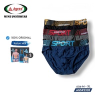 ( 3pc ) CD Agree 2328 | Agree Sport Men's Rubber Boxer Briefs | Agree Men's CD | Agree - Kshop