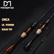 FISHINGFANS ORCA Carbon Blank Solid Tip Big Drag Tapered ABS Handle LS Guide Fishing Rod