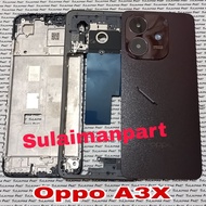 MESIN Oppo A3X Backdor Housing Casing Back Cover + Bezzel Engine Cover + Oppo A3x lcd Coaster Frame