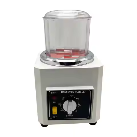 KT-90 Magnetic Polishing Machine Tumbler AC 110V/220V Mini Diy Jewelry Polisher Finishing Cleaning T