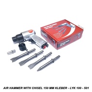 PROMO- AIR HAMMER WITH CHISEL 150 MM KLEBER - LYK 100-501-techpram