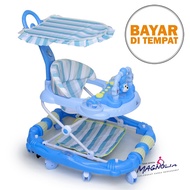 Baby Walker Wolker Spacebaby Roda Dorongan Bayi Belajar Jalan Anak Apolo Kereta Bayi Belajar Jalan.