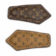 全新 ★LOUIS VUITTONM02185 兩件套髮夾 LV Backstage 迷你 Monogram 帆布髮夾ブラウン意大利製造 女士款 帶盒子和防塵袋