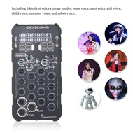 PDay Live Sound Card Handheld Outdoor Portable DSP Sound Card Effect Device Audio Mixer Voice Changer Audio Card Sound C