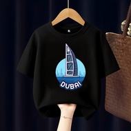 DUBAI BURJ KHALIFA CHILDREN'S T-SHIRT FREE CUSTOM NAME