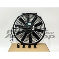 【COD】 Auxiliary Fan Assembly Universal 12'' 12V 80W Push / Pull High Speed Auxiliary Fan
