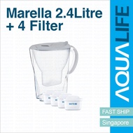 Brita Marella Filter Jug 2.4L + 4 Filters