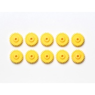 TAMIYA-10312 Mini 4WD G-18 Gear (Yellow/10pcs.)