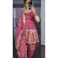 Top Dhoti Salwar With Dupatta