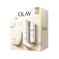 OLAY - OLAY全新水感透白光曜透白三件套（小白瓶精華30mL+抗糖精華水45mL +抗糖面膜2片)