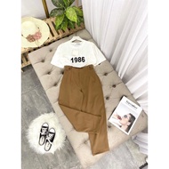 Set of fonts mixed pants