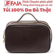 Men's handbag combined with FTT Golf crossbody bag Cowhide with 2 zipper compartments and number loc