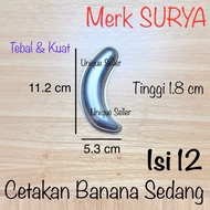 [Contents 12] Medium Banana Cake Mold 11 cm SURYA Banana Mold/ Jelly Pudding Cake Bread Mold Jelly J