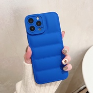 Puffer Case iphone 13 Winter Fabric Silicone Resistant GUNCANG Size 7.5Cm x 15Cm x 1Cm Casing iPhone
