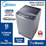 MIDEA 16KG Inverter Fully Auto Washer Top Load Washing Machine ( MFW-1655CVI )