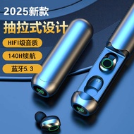 bluetooth earphone wireless earphone Bluetooth Headset Wireless 2025 New Style Cylindrical Cheap Spo