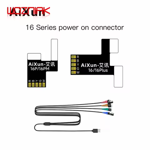 AIXUN P2408S P3208 Power Supply Test Cable for iPhone 7 8 X XSMAX 11-15 16 Pro Max Mobile Phone DC P
