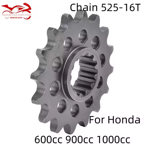 525-16 T Motor Front Sprocket For Honda CB600 CBR600 CBR900 CBR1000 RR F RA CBX1100 NT1100 DCT CBF60