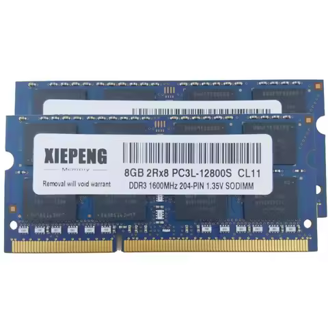 Notebook RAM 8GB 2Rx8 PC3L-12800S Memory 4GB DDR3 SODIMM 1600MHz for DELL Inspiron 15R 5520 5521 553