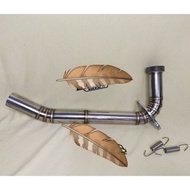 MIO SMILE SPORTY SOUL CARBON FINO CARBON EXHAUST NECK SIZE 28-32 MM PNP ORIGINAL EXHAUST COPY CONDOM