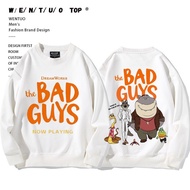 The Bad Guys DreamWorks Movie Bad Guys Alliance Big Bad Wolf Peripheral Pullover Men's and Women's P