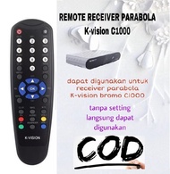 Paling Laris Remot Remote Receiver Parabola K-Vision C1000 All Vision/ Kvision Bromo Topas TV C-1000 Vision Tanpa Setting/ MGM27