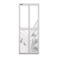 Bathroom or Toilet Bi Fold Hanging Aluminium Door