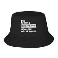 Oasis I'm Feeling Supersonic Give Me Gin & Tonic Fisherman's Hat Bucket Hat