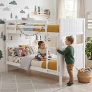 Furniture Mart NELSON full solid rubberwood LOFT Bed double decker bunk bed double decker bed