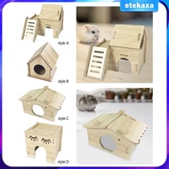 [Etekaxa] Hamster House and Hideout Hamster Hideout for Lemmings Hamster Chinchilla