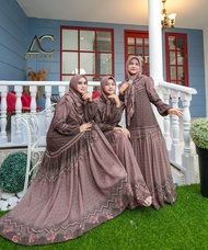Terbaru (13) ARUMI SERIES | Couple Sarimbit Serimbit Baju Gamis Syari Set Ibu dan Anak Arumi Couple