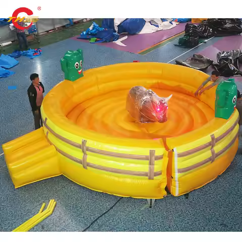5m Dia Inflatable Rodeo Bull Ride Commercial Giant Inflatable Mechanical Bull Sport Games for Sale