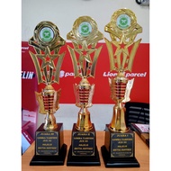 TRophy Cup 1 set 1st 2nd 3rd Place Free Logo & Writing