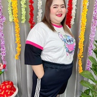 L69 Striped Shorts *Wom Fabric Work* Waist 38-56 Hips 60 Length 18