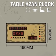 Wall Table LED Digital Jam Waktu Jam Azan Digital / Jam Waktu Solat / Azan Digital Clock / Jam Azan 