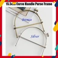 15cm~15.5cm Curve Handle Purse Frame Kisslock Kiss Lock Frame Kiss Lock Handbag Kiss Lock Bag Frame 