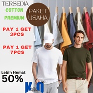 Pay 1 GET 7PCS PLAIN T-SHIRTS FOR MEN WOMEN UNISEX T-SHIRTS DIRECTLY FROM CONVECTION FACTORY