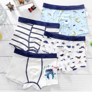(4 cái) Đồ lót bé trai cotton nguyên chất boxer đồ lót bé trai Boxer đáy quần short giữa và em bé lớ