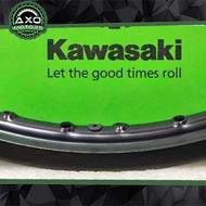 41025-0366-WC Rear Rim 18 Black 36 Holes KLX150L KLX230 KLX300 KMX125 w/rim lock hole