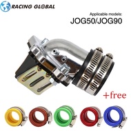 Motorcycle Carburetor Intake Manifold with Reed Valve for Yamaha JOG50 JOG90 2T Scooters Moped 1E40QMB 1E50QMF Bike