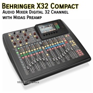 Mixer Audio Behringer X32 Compact Digital 32 Channel w/ Midas Preamps