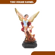 MICHAEL ANGEL STATUE 20 CM AGUNG ANGEL STATUE/ CATHOLIC STATUE/ SANTO MIKAEL STATUE/ MALAEKAT STATUE
