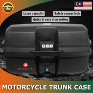 FAST SHIP👍 GSB Box Motorcycle Box with Safety Lock Motorbike Luggage 47L Motor Top Box Storage Case 