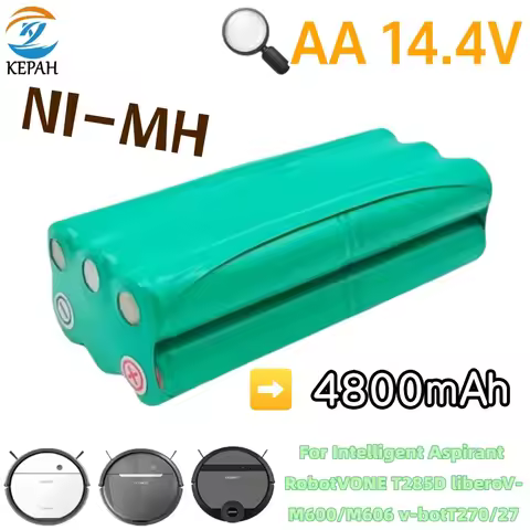14.4V AA 4.8ah Ni-MH rechargeable battery For Libero M606 Vacuum Dirt For Devil 0606004 M606 For V-M