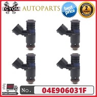 4pcs/lot Fuel Injector nozzle 04E906031F 04E 906 031 F For VW Caddy Polo Seat Ibiza Skoda Fabia 1.0 