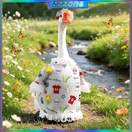 zzz Geese Football Sign Game Day Geese Costume for Decorative Garden Statues