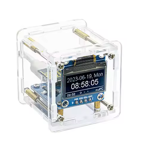 ESP8266 MINI Weather Clock WIFI Digital Clock Electronic Multifunctional Weather Station DIY Solderi